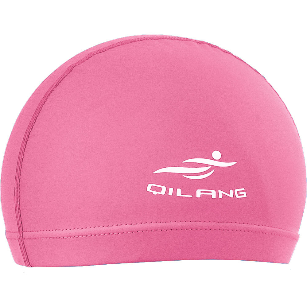 Шапочка для плавания Qilang комбинированная, одноцветная