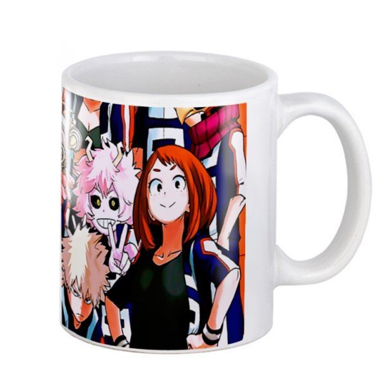 Кружка керамическая Моя геройская академия, Boku no Hero Academia, red, 330 мл