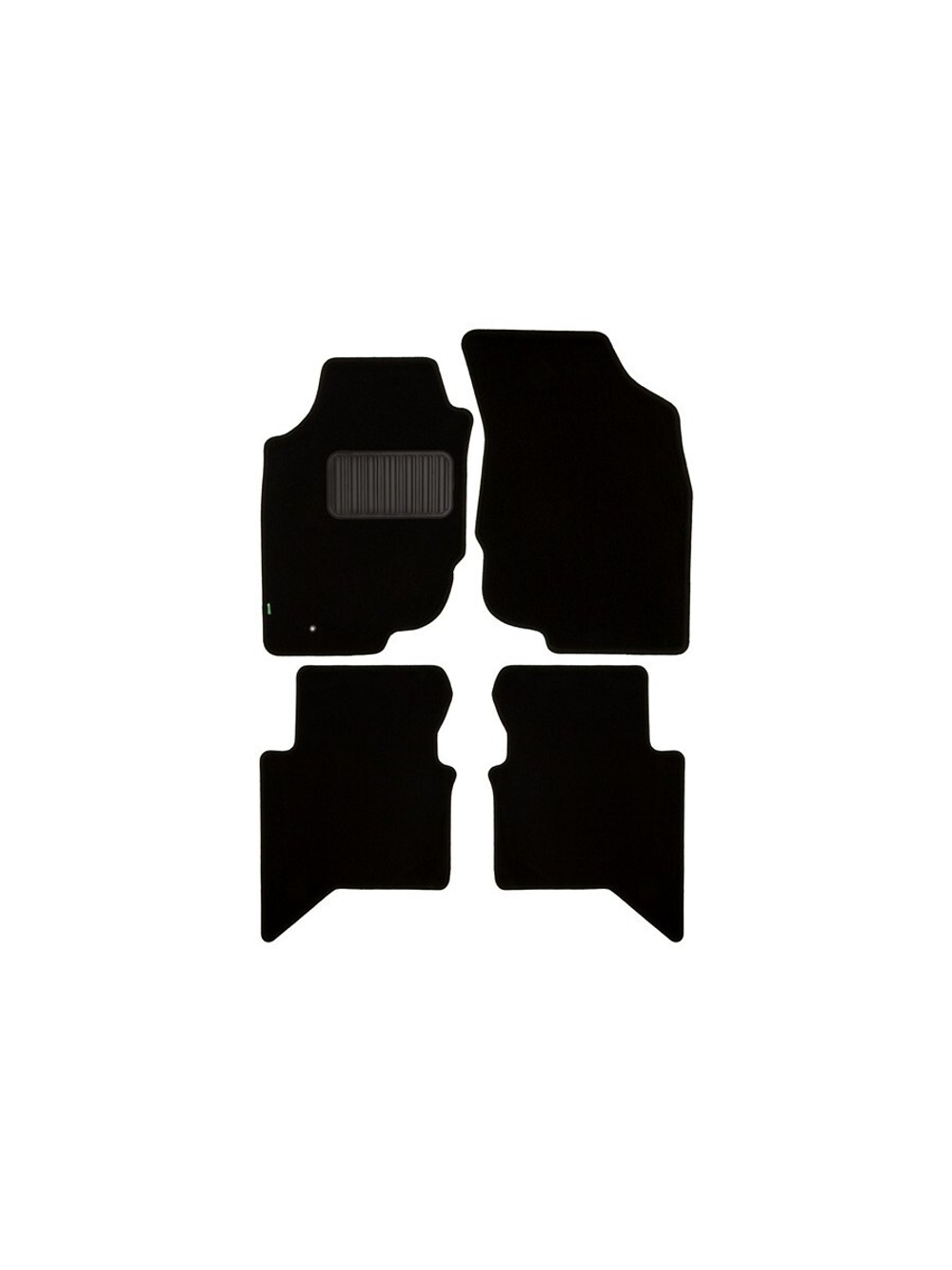 Коврики в салон для TOYOTA Hilux 2011-2015, пикап, 4 шт. (текстиль) KLEVER02485401210KH