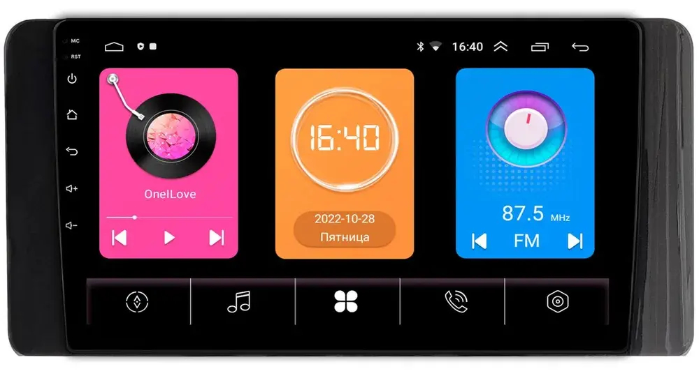 Магнитола для Volkswagen Polo, Skoda Rapid 2020+ - OEM GT10-1400 на Android 10, 2Гб-16Гб