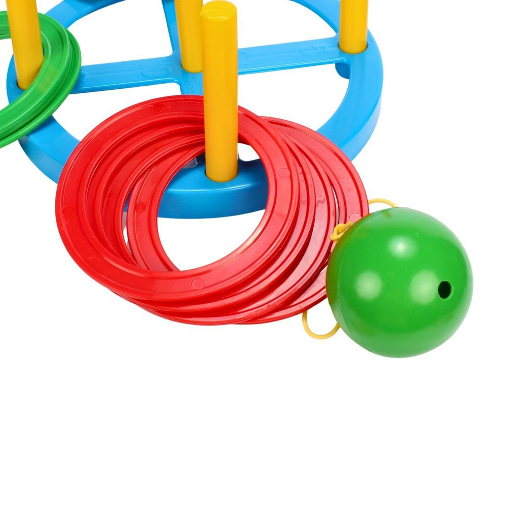 Игра 2 в 1 (Кольцеброс + Поймай шарик) (Пластмастер)