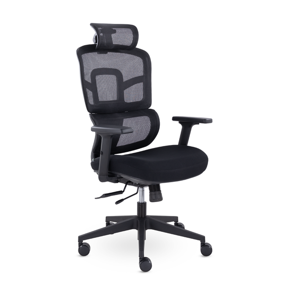 Кресло UTFC Киото М-250 черный пластик (черный)