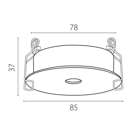 Рамка встраиваемая плоская д/светильников 0742х6 Spira Lightstar 074206-12