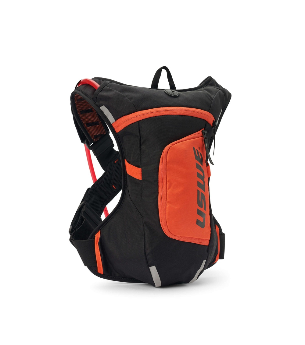 Рюкзак-гидропак USWE RAW 12L Hydration Pack (3L), Factory Orange, Race Fit (84-110)