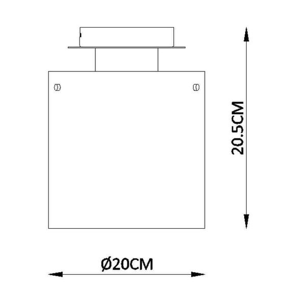 Потолочный светодиодный светильник Lucide Owino 74102/20/65