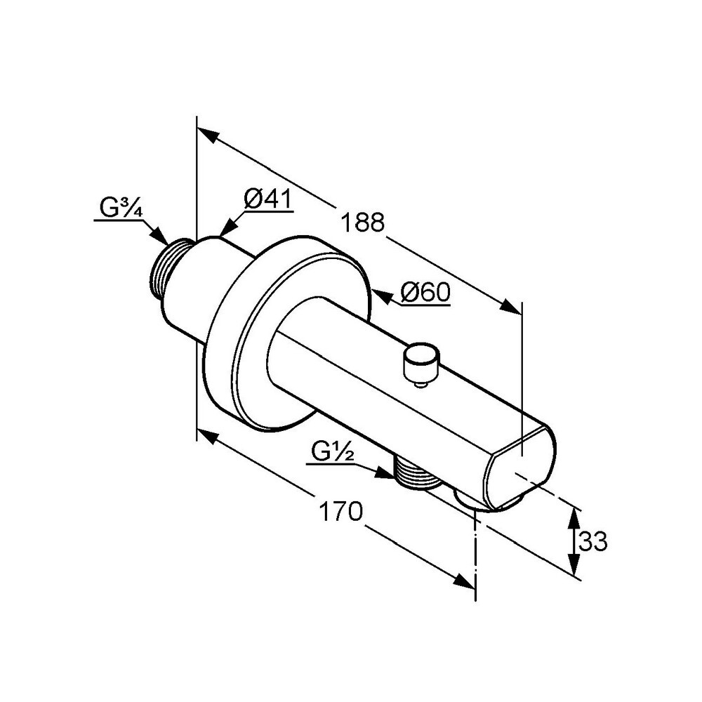 Душевая система Kludi Bozz 386310576 скрытый монтаж с изливом для ванной