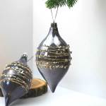 Набор украшений SHINE «Star Thread» 13,8х6,5 см (2 шт.), grey