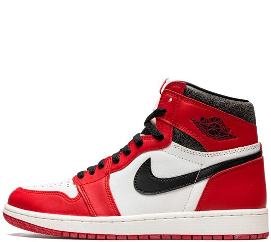 Кроссовки Nike Air Jordan 1 White/Varsity Red/Black