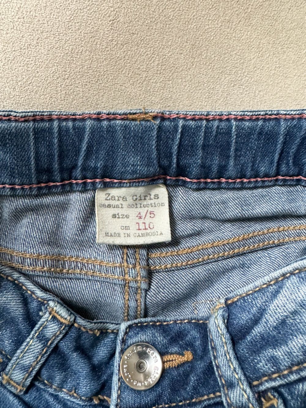 Джинсовые шорты Zara, 110