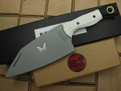 Нож Benchmade Station Knife - белая рукоять G10 , клинок стоунвош