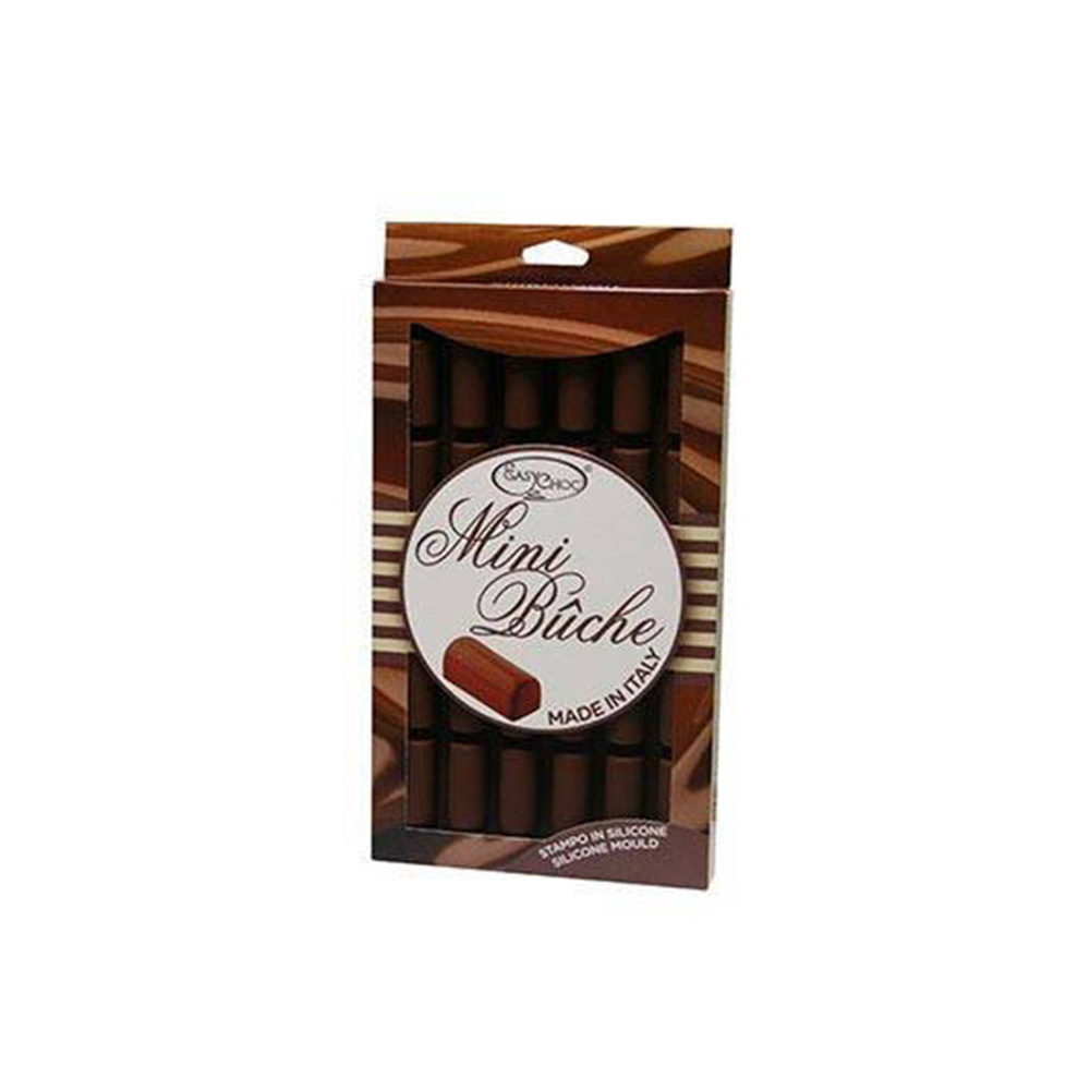 Форма силиконовая для приготовления пирожных mini buche, 17х30 см