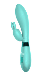 Вибратора Yonce с двойной стимуляцией, 10 режимов вибрации (Цвет: бирюзовый)