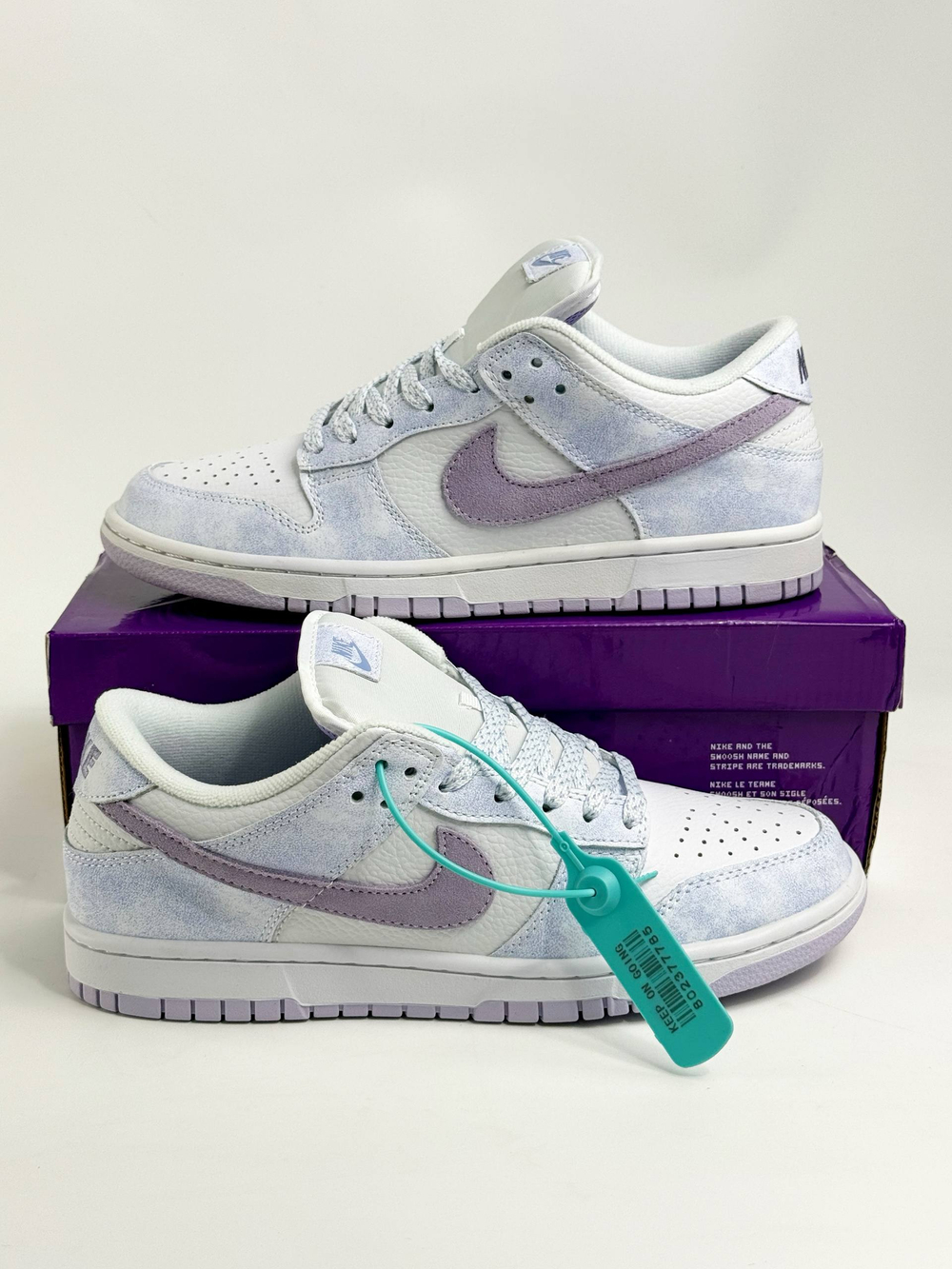 Кроссовки Nike SB Dunk Low #B293 (голуб.)