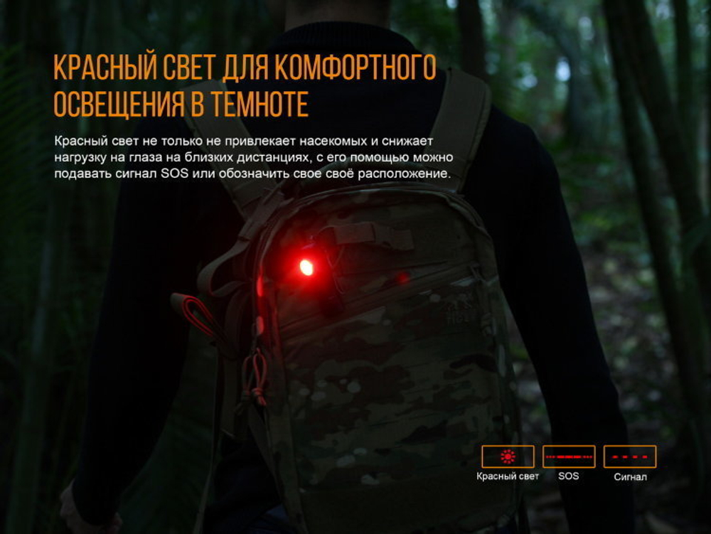 Фонарь светодиодный Fenix LD15R CREE XP-G3, 500 лм, аккумулятор