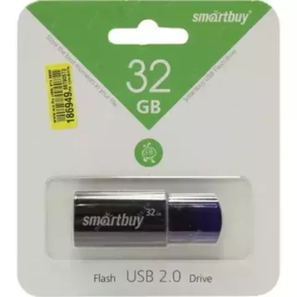 32GB USB Smartbuy Click Black-Blue