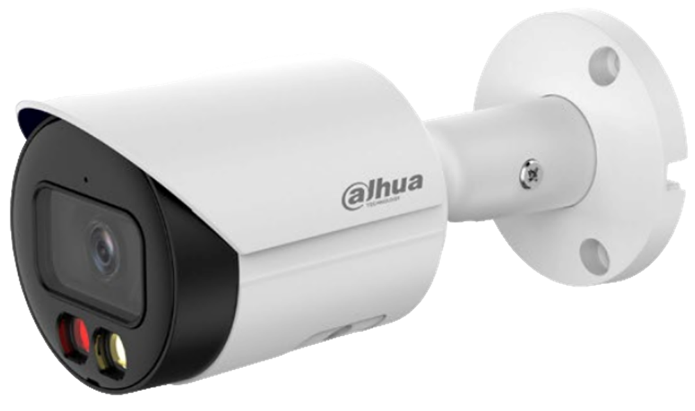 DH-IPC-HFW2249SP-S-IL-0280B Уличная цилиндрическая IP-видеокамера Full-color с ИИ 2Мп