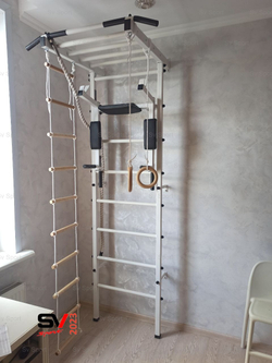 Монтаж шведской стенки Sv Sport в бетонные, кирпичные стены