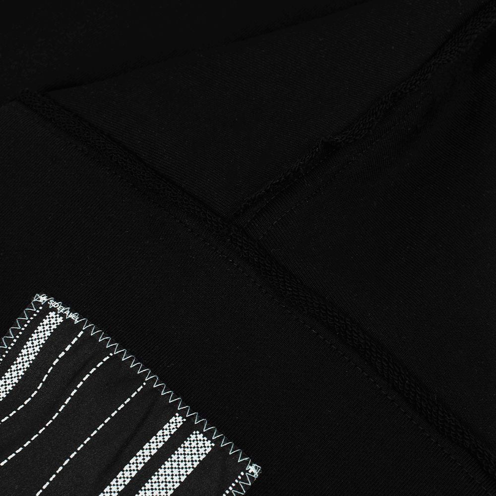 Худи Heartz Технопессимизм Heavycotton Embroided Blackout черный