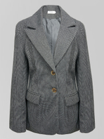 Жакет Askins приталенный на двух пуговицах и выточками на рукавах