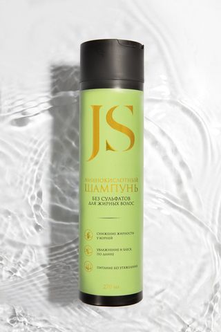 JS Аминокислотный шампунь без сульфатов для жирных волос, 270 мл