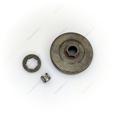 Корзина сцепления б/п Husqvarna 365/372 (3/8"-7, 78.5/16-мм, с/в, подшипник) [AEZ]
