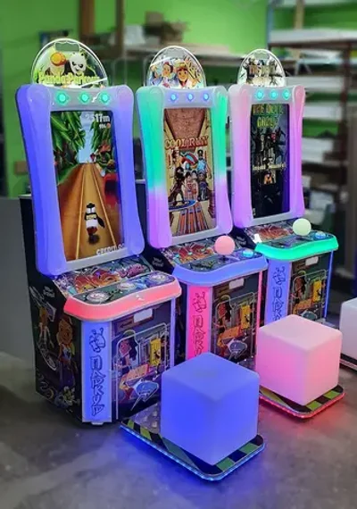 Детский автомат с видеоигрой «Паркур»