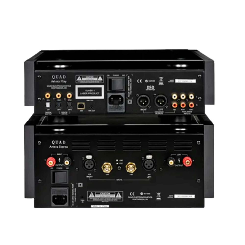 Quad Artera Stereo Aluminium Black — усилитель мощности