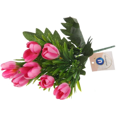 Искусственные цветы «Весеннее вдохновение» Тюльпаны 30см цвет розовый