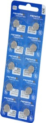 Элемент питания Renata 371 (SR920SW)0%Hg BL-10/100