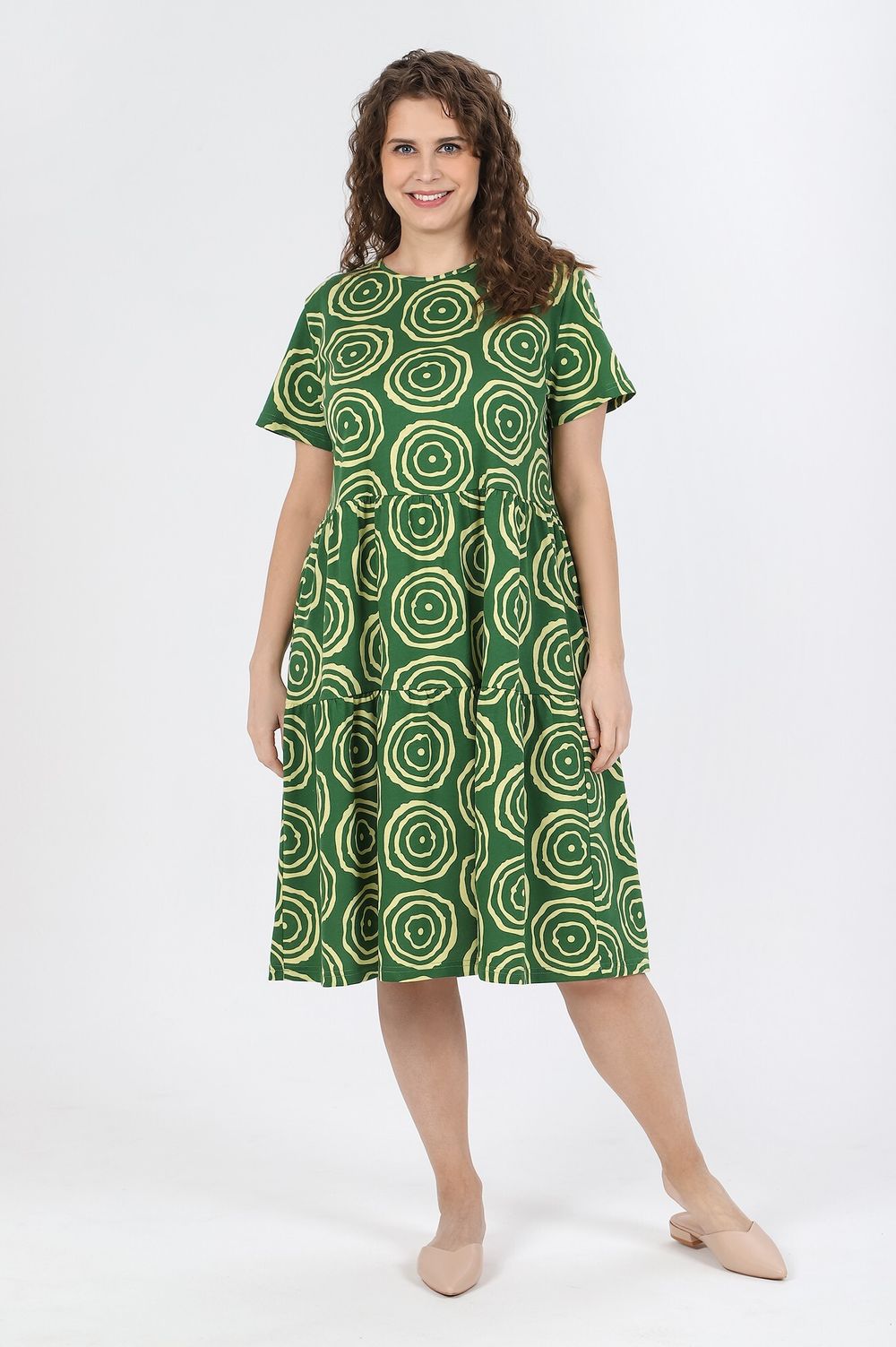 Платье Лабиринт-1 Виотекс ЗЕЛЁНЫЙ