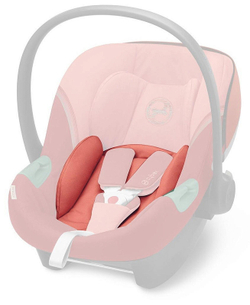 Коляска Cybex Balios S Lux BLK complete Aton S2 Hibiscus Red 3 в 1 Moon Black с дождевиками