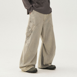 Брюки Nothomme Monterest Year of the Horse Limited Edition Vintage Washed Pleated Curved Cargo Pants