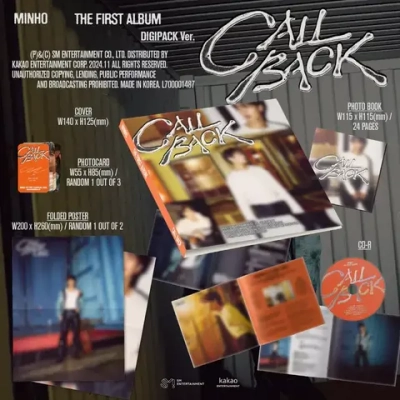 Альбом MINHO - CALL BACK [Digipack ver.]