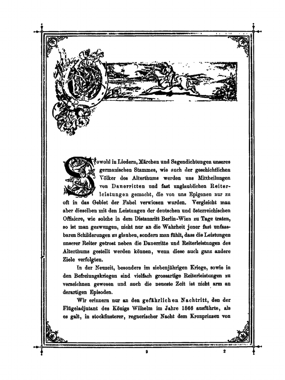 Der grosse Distanz-Ritt Berlin-Wien im Jahre 1892. The great endurance ride from Berlin-Wein in 1892 | E. von Naundorff