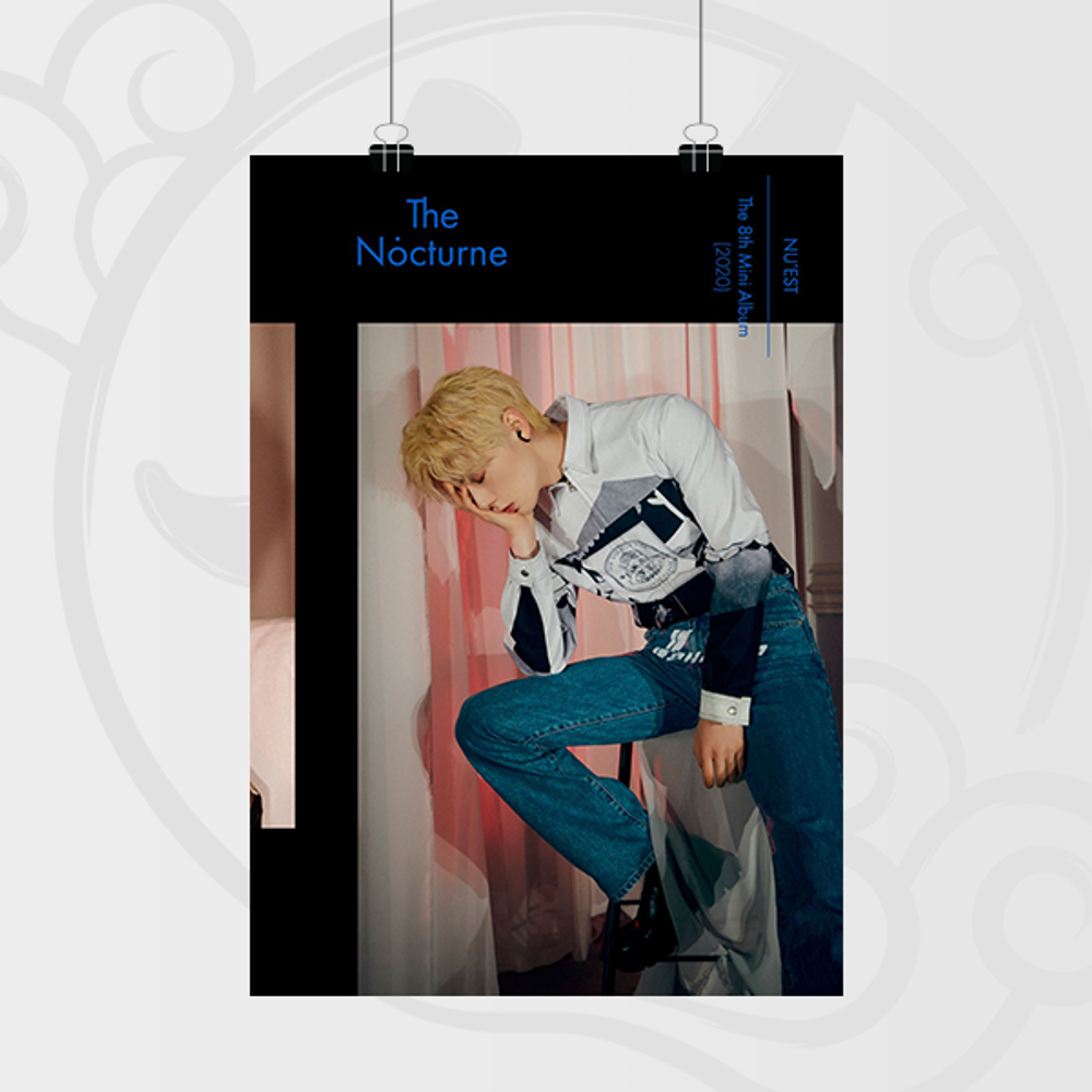 Постер А4 - NU'EST - The Nocturne