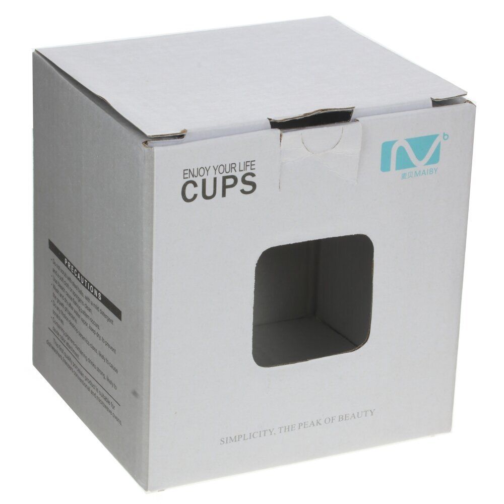 GAEM Кружка с крышкой и ложкой, 400 мл, L12 W8 H9 см, 2в.