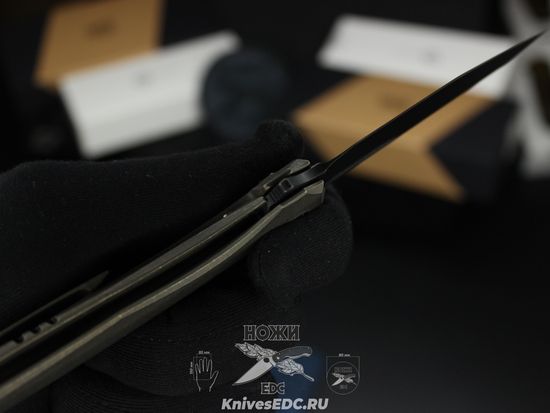 Нож складной WE Knife Ignio WE22042B-2 сталь клинка CPM-20CV, рукоять титан