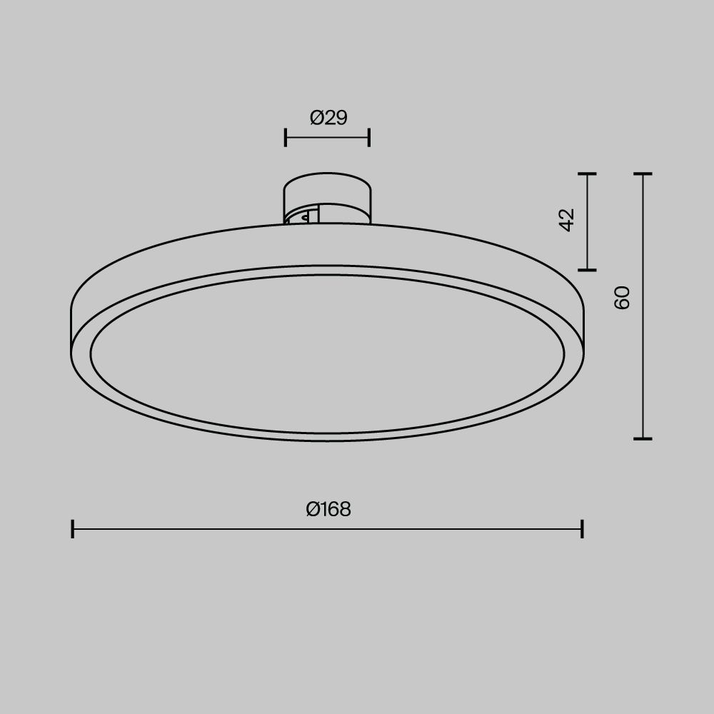 Трековый магнитный светильник Maytoni Plato TR153-1-10W3K-B