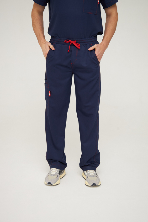 Брюки медицинские мужские Гекай, нэви OLD