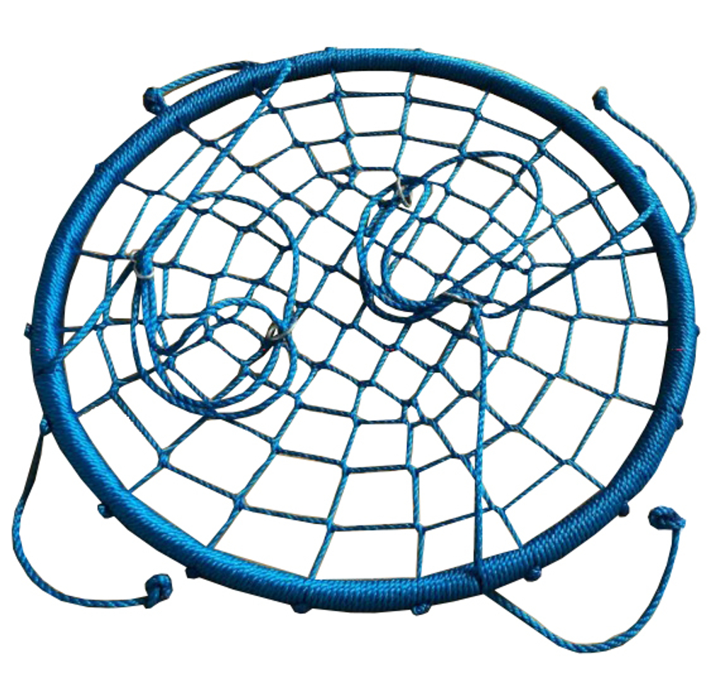 Качели гнездо Капризун диаметр 100 см голубой