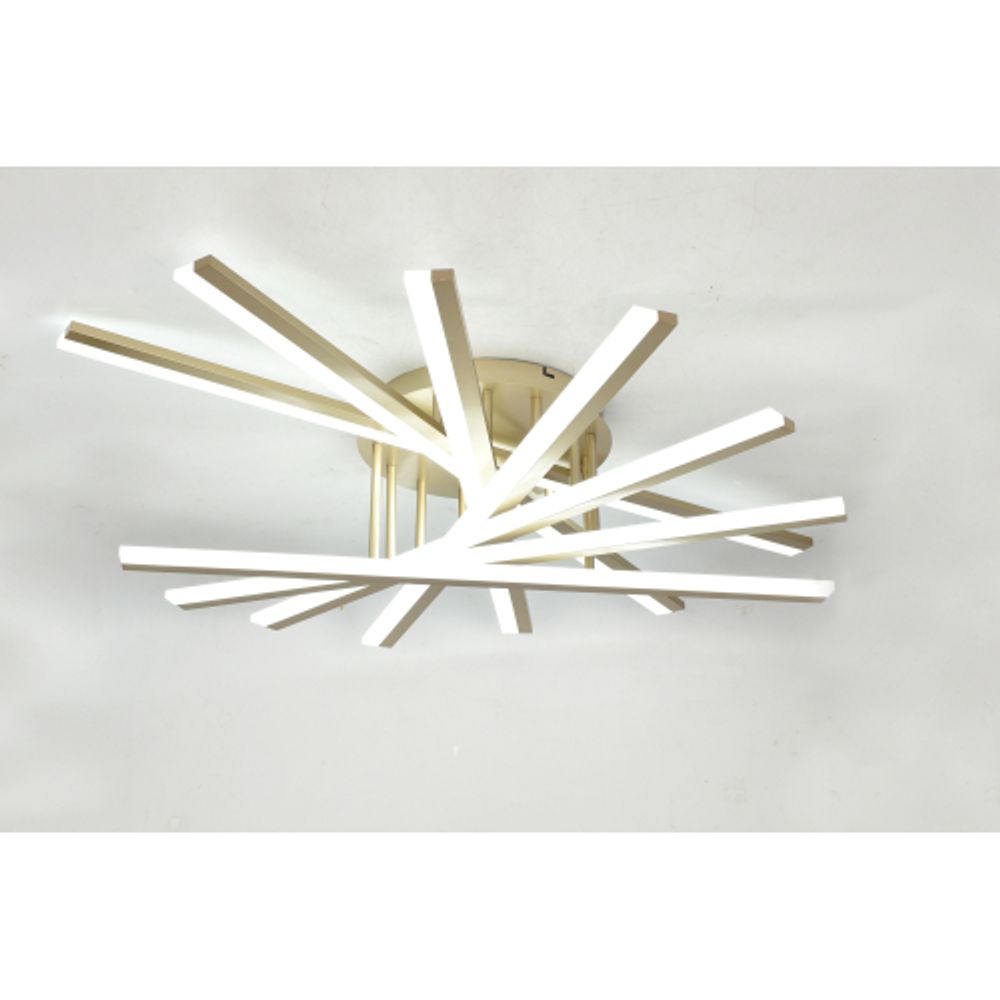 Светильник потолочный светодиодный Rivoli   6184-701 LED 120Вт 3000-6000К золотой с пультом