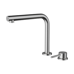 Смеситель для кухни  Omoikiri Nara-BN латунь/нержавеющая сталь