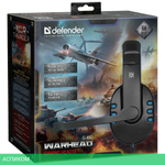 Наушники Defender Gaming Warhead G-160 Black/Blue (64118)