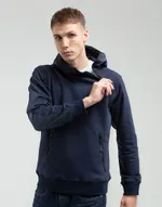 Худи We Don’t Care Diagonal Zip Hoodie Navy