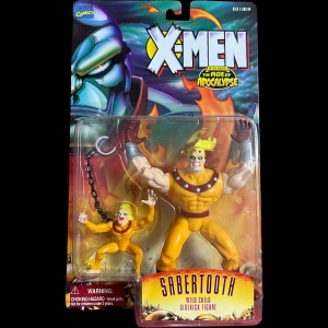 ФигуркаToy Biz Marvel X-Men Age of Apocalypse Sabertooth Wild Child Sidekick