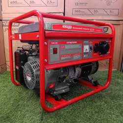 Генератор бензиновый PROKRESS POWER PG6500X ручной запуск (5 кВт, 220В, медная обмотка, AVR, розетка 32А, защита от перегрузки, 25 л бак, для дома и дачи)