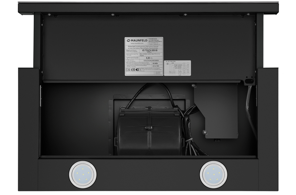 Кухонная вытяжка MAUNFELD VS Touch 850 60 черный