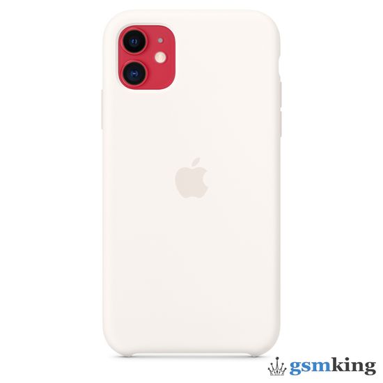 Apple Silicone Case iPhone 11 White (Белый)