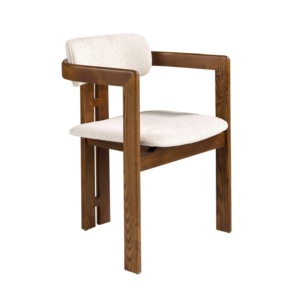 Стул 4194 из ткани белого цвета