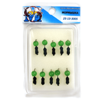 Мормышка "Муравей" с лыской + подвеска (2.5мм, 0.6гр)